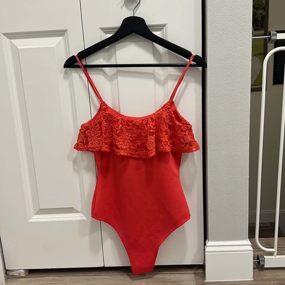 Crotch snap shirt with spaghetti straps